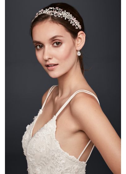 Botanical Jeweled Headband David S Bridal