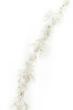 Picture of Hadley Hand-Painted Leaf Sash with Ties