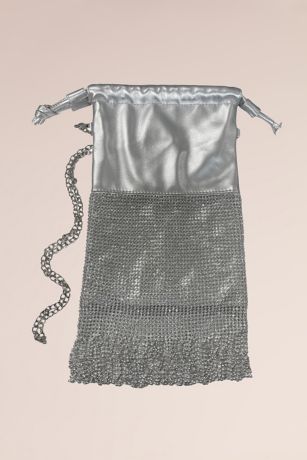 Picture of Faux Leather Rhinestone Fringed Crossbody Bag