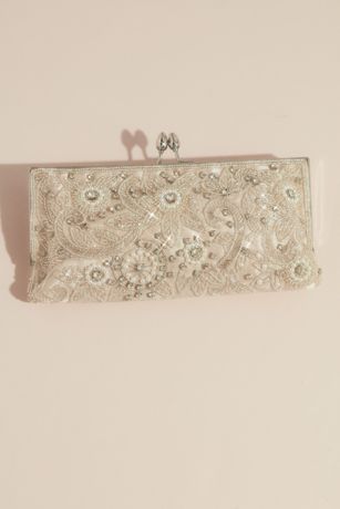 Picture of Floral Flourish Crystal Encrusted Clutch