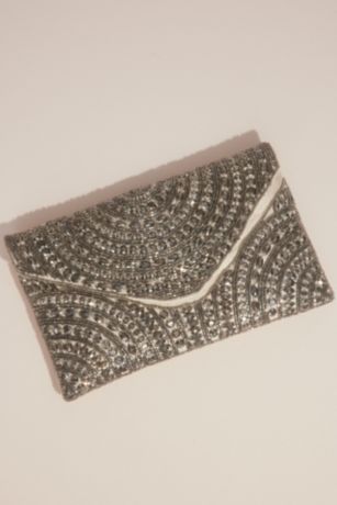 Picture of Beaded Envelope Clutch Crossbody Bag
