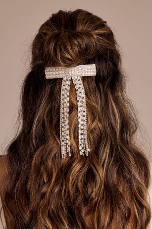 Picture of Rhinestone Bow Barrette