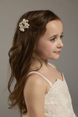 Picture of Flower Girl Hair Clip Set