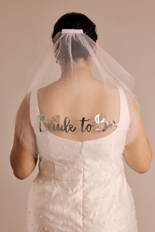 Picture of Bride to Be Tulle Veil