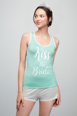 Kiss the Bride Tank Top and Shorts 