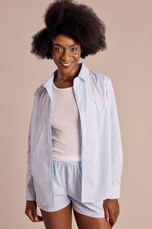 Picture of Striped Wifey Button Up Shirt