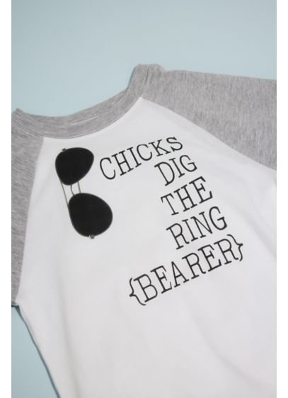 Chicks Dig the Ring Bearer Tee - Giggles are guaranteed with this cute 