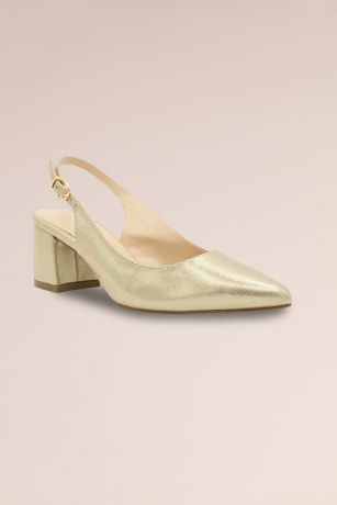 Picture of Imelda Shimmer Slingback Block Heels