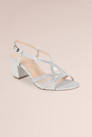 Picture of Ingrid Crystal Embellished Block Heel Sandals