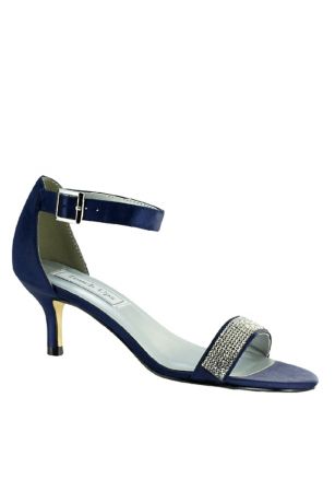 royal blue closed toe heels