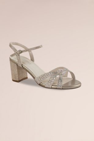 Picture of Strappy Midi Block Heel Sandals with Ankle Strap