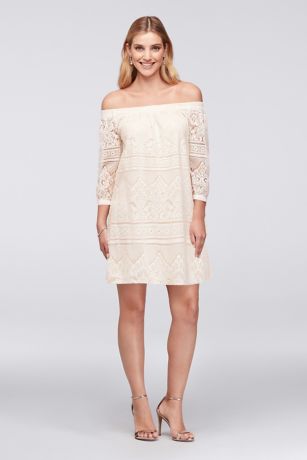 speechless lace shift dress
