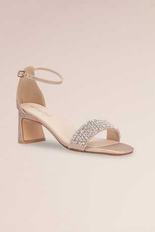 Picture of Stone Encrusted Vamp Sandals with Ankle Strap