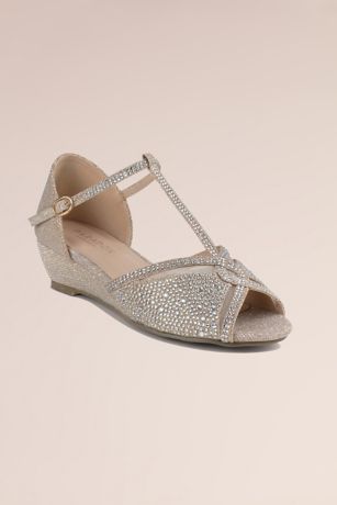 Picture of Janelle Crystal-Embellished Wedge Shoes