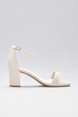 ivory block heels
