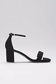 Comfort Collection Suede Block Heel Open-Toe Sandals