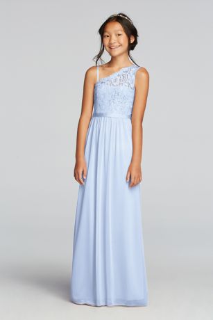 Picture of Long Mesh Skirt with Lace Bodice Dress