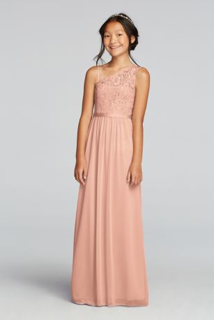 Picture of Long Mesh Skirt with Lace Bodice Dress