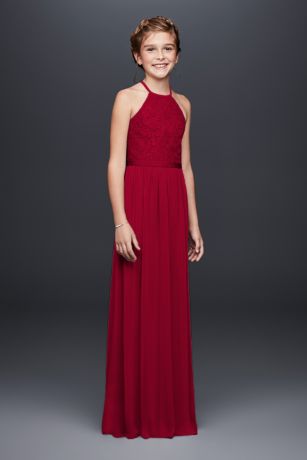 red jr bridesmaid dresses