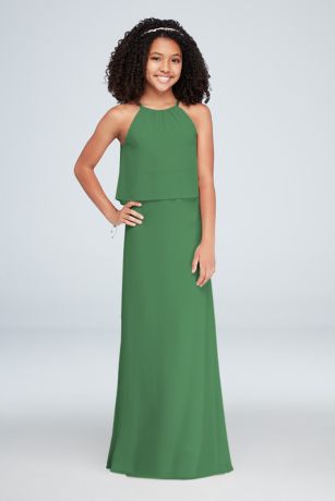 davids bridal junior bridesmaid dress