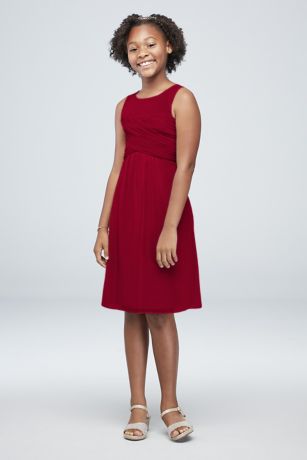 short junior bridesmaid dress