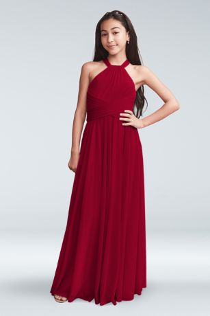 red jr bridesmaid dresses