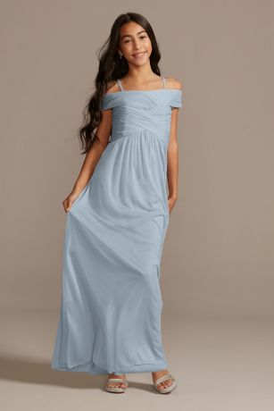 Picture of Crisscross Off-Shoulder Girls Dress