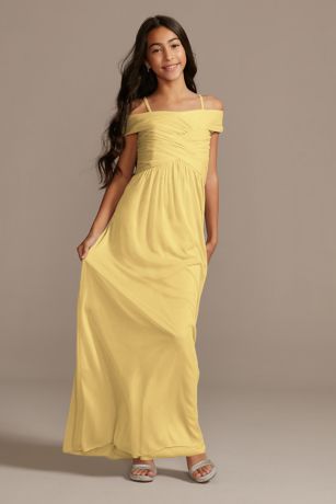 Picture of Crisscross Off-Shoulder Girls Dress
