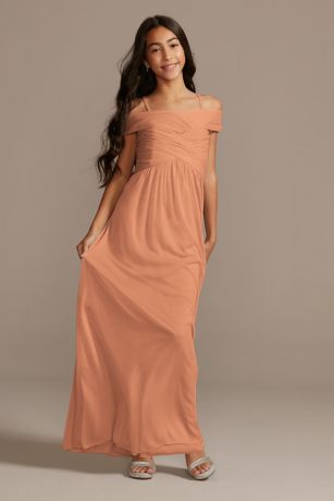 Picture of Crisscross Off-Shoulder Girls Dress