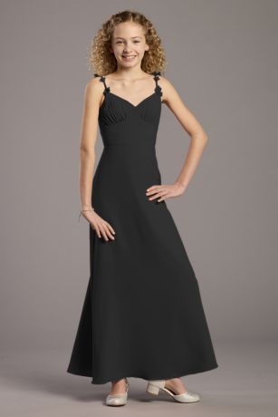 Picture of Chiffon 3D Floral Strap A-Line Girls Dress