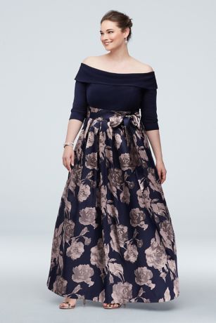 jessica howard plus size long formal dresses