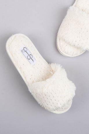 jessica simpson fuzzy slippers