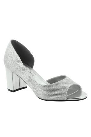 Picture of Shimmer D'Orsay Block Heel Peep-Toes