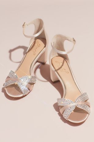 jewel block heels