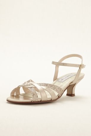 david's bridal wide shoes