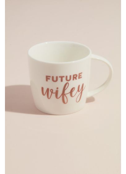 Future Wifey Rose Gold Script Mug - A great gift for the bride-to-be, this generously