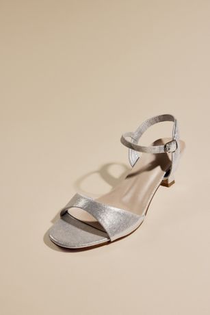 Picture of Subtle Shimmer Skinny Mid-Heel Sandals