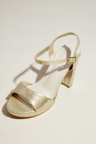 Picture of Subtle Shimmer Platform Heel Sandals