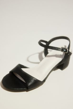 Picture of Subtle Shimmer Low Block Heel Sandals