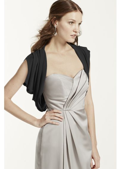 Chiffon Bolero Jacket - Davids Bridal