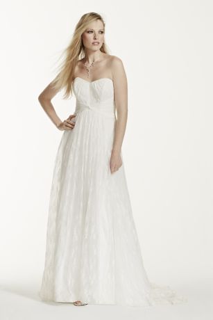 white empire line dress