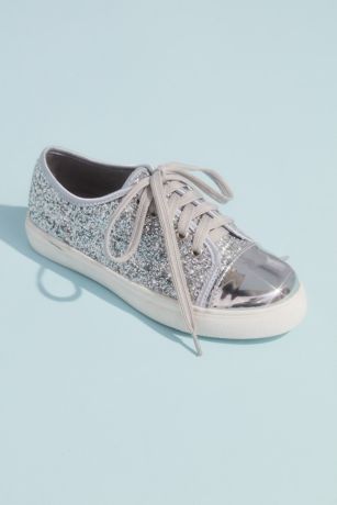 girls glitter tennis shoes