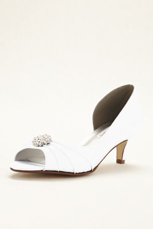 Picture of Kim Dyeable D'orsay Peep Toe Pump