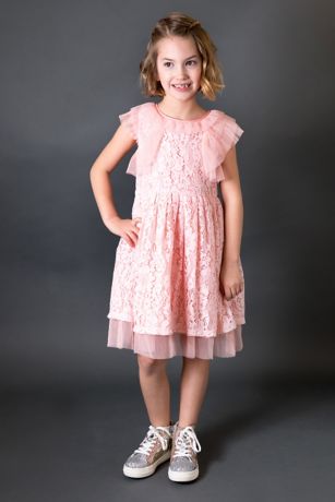 fit and flare flower girl dress