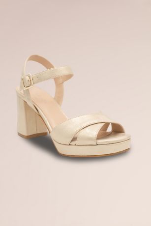 Picture of Landon Platform Block Heel Crisscross Sandals