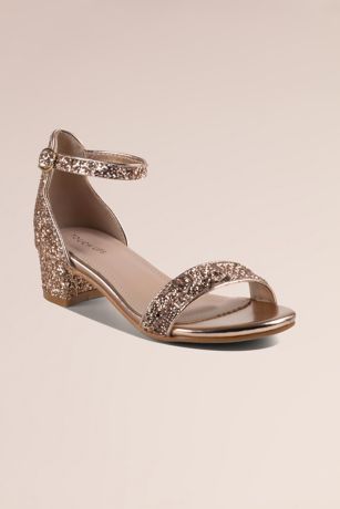 Picture of Girls Crystal Encrusted Strappy Sandals