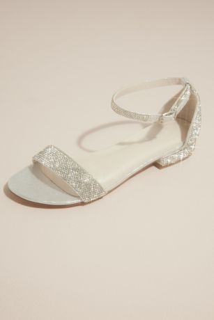 Picture of Crystal Strappy Flat Sandals
