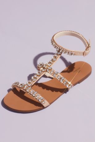 crystal flip flops for wedding