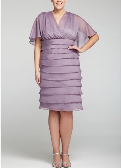 Short Sheath 3/4 Sleeves Cocktail and Party Dress - London Times