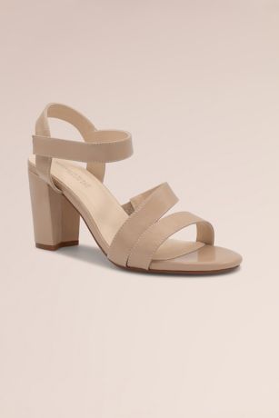 Picture of Asymmetrical Strap Block Heels